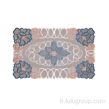 Nouveaux sets de table en dentelle rectangulaire avec motif de conception